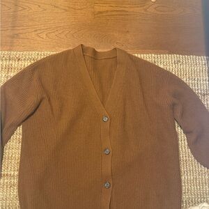 Jenni Kayne Brown Cardigan Sweater